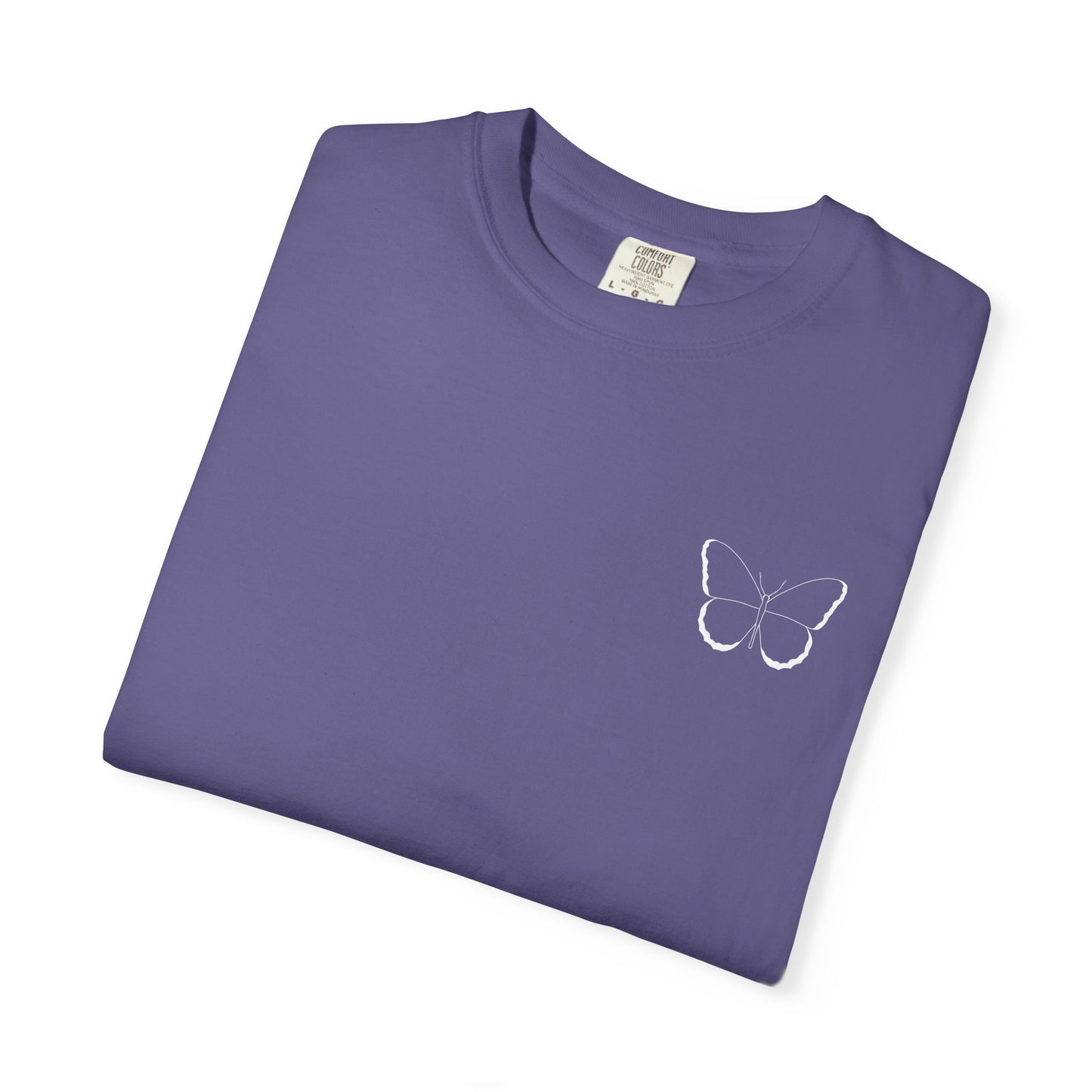 Butterfly Graphic Unisex T-Shirt, Nature Lover Gift, Casual Wear, Eco-Friendly Tee, Relaxed Fit, Comfort Colors