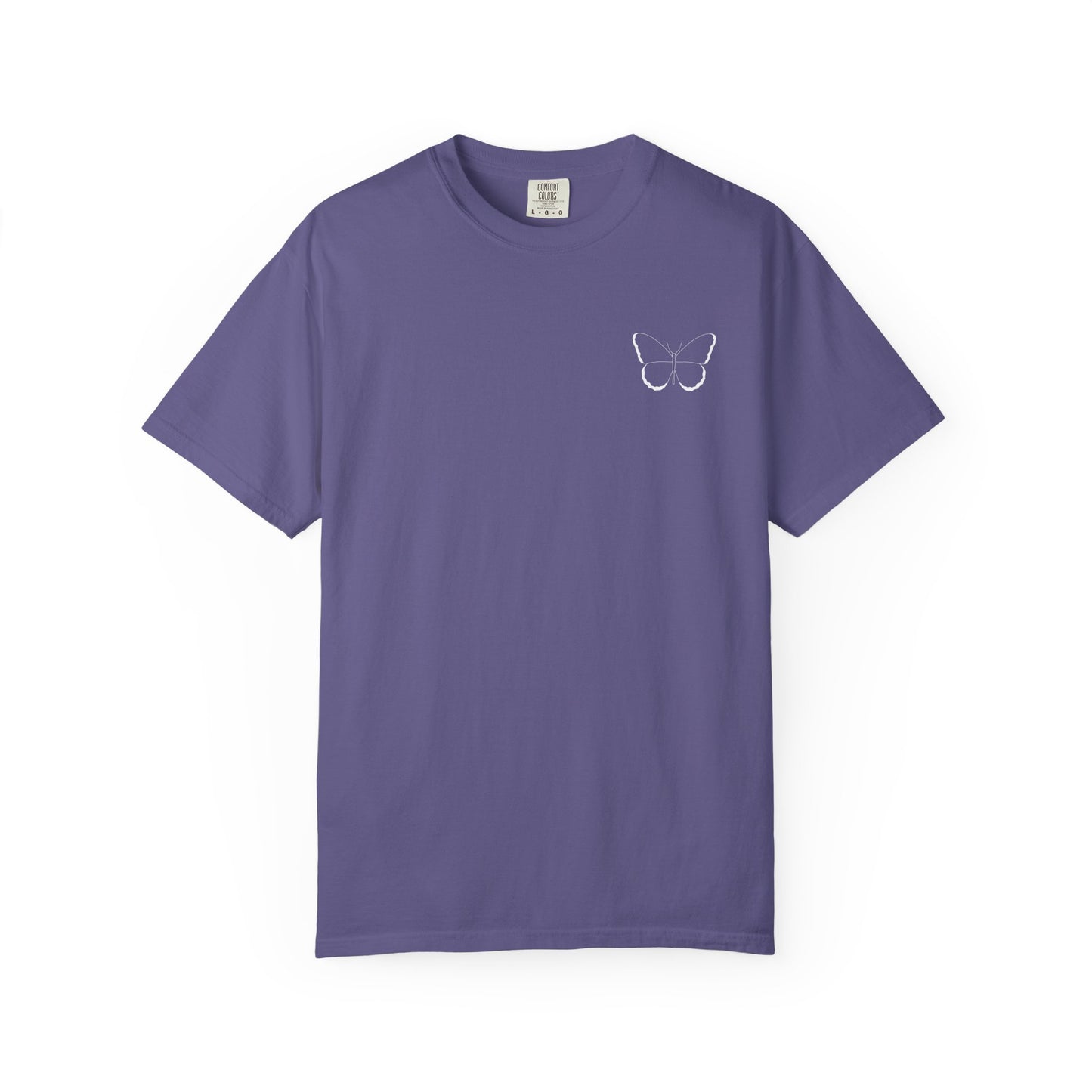 Butterfly Graphic Unisex T-Shirt, Nature Lover Gift, Casual Wear, Eco-Friendly Tee, Relaxed Fit, Comfort Colors