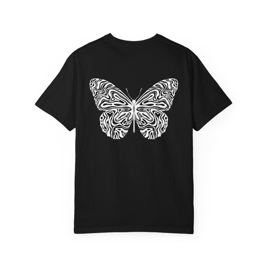 Butterfly Graphic Unisex T-Shirt, Nature Lover Gift, Casual Wear, Eco-Friendly Tee, Relaxed Fit, Comfort Colors