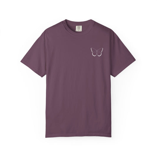 Butterfly Graphic Unisex T-Shirt, Nature Lover Gift, Casual Wear, Eco-Friendly Tee, Relaxed Fit, Comfort Colors