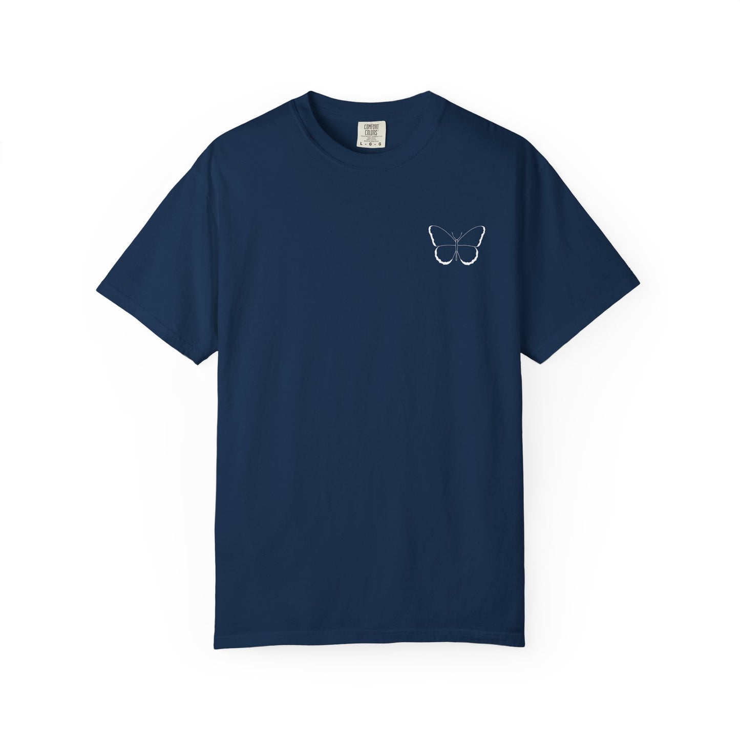 Butterfly Graphic Unisex T-Shirt, Nature Lover Gift, Casual Wear, Eco-Friendly Tee, Relaxed Fit, Comfort Colors