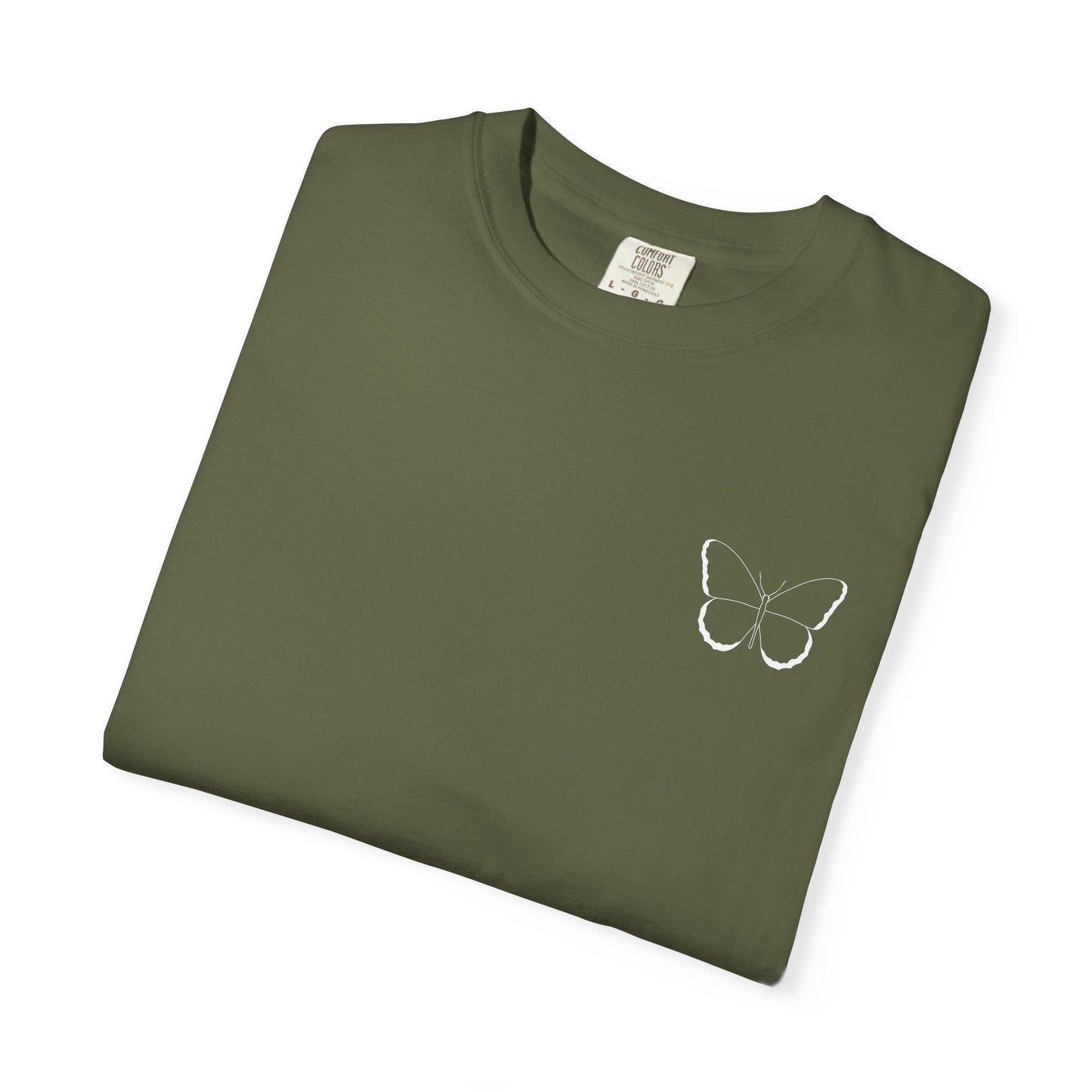 Butterfly Graphic Unisex T-Shirt, Nature Lover Gift, Casual Wear, Eco-Friendly Tee, Relaxed Fit, Comfort Colors