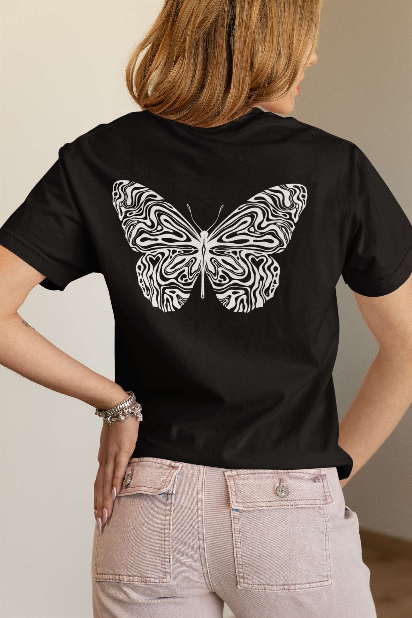 Butterfly Graphic Unisex T-Shirt, Nature Lover Gift, Casual Wear, Eco-Friendly Tee, Relaxed Fit, Comfort Colors