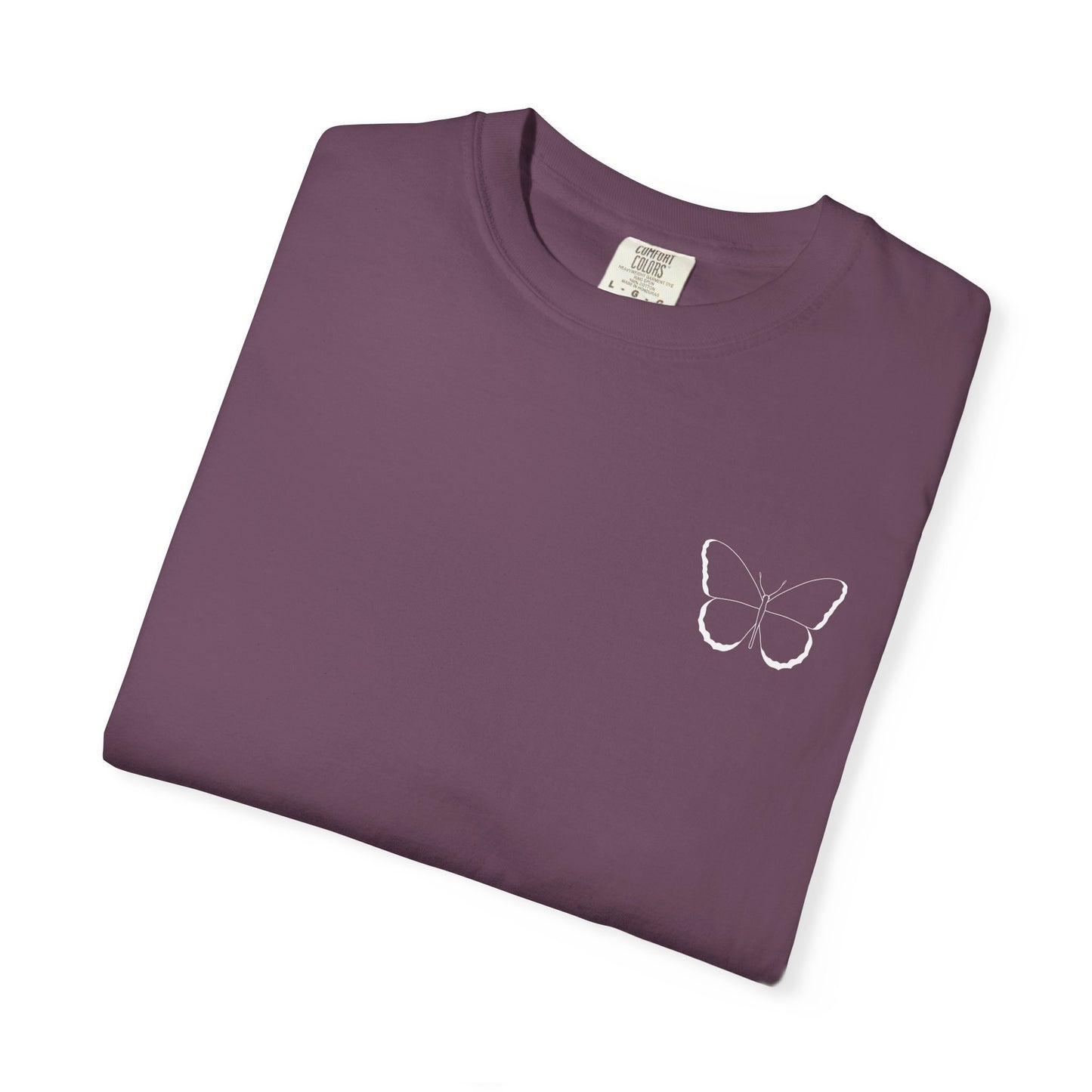 Butterfly Graphic Unisex T-Shirt, Nature Lover Gift, Casual Wear, Eco-Friendly Tee, Relaxed Fit, Comfort Colors