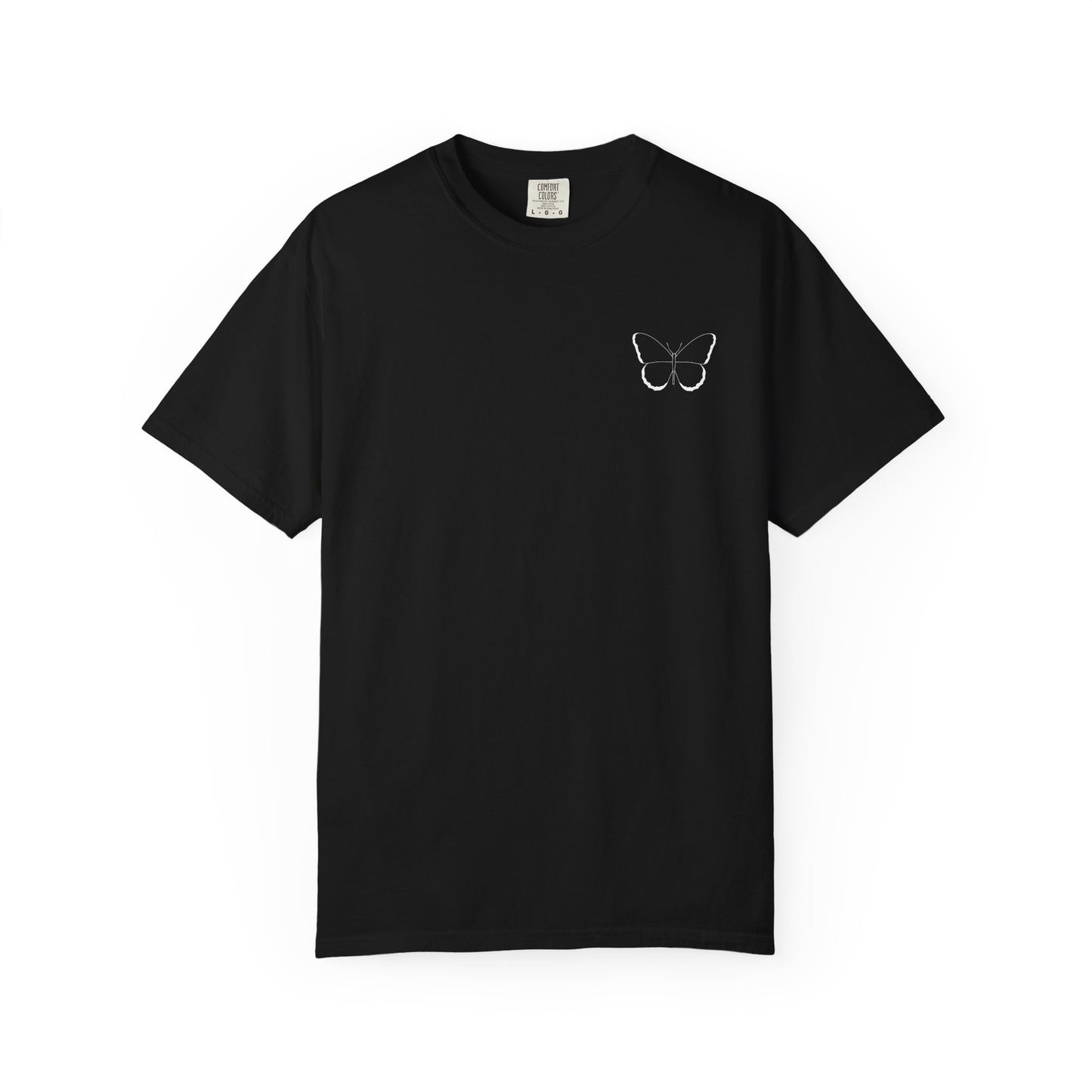 Butterfly Graphic Unisex T-Shirt, Nature Lover Gift, Casual Wear, Eco-Friendly Tee, Relaxed Fit, Comfort Colors