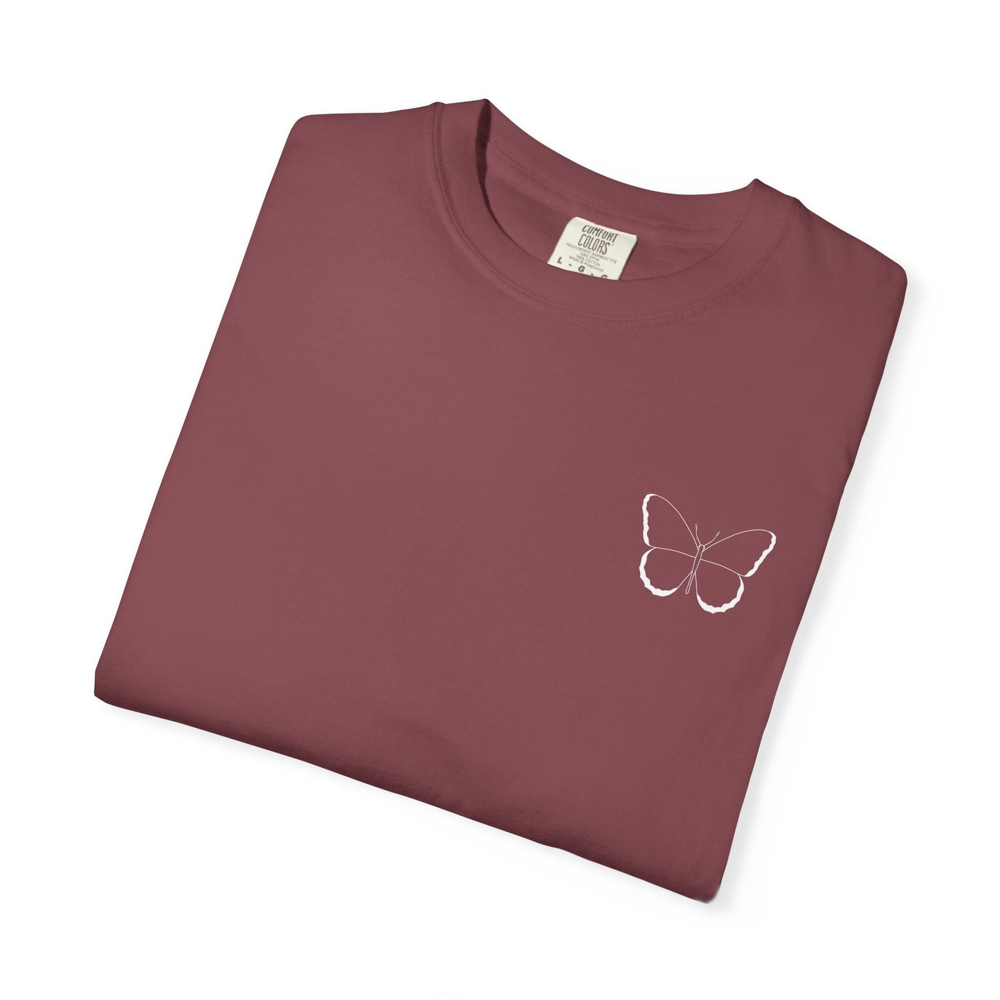 Butterfly Graphic Unisex T-Shirt, Nature Lover Gift, Casual Wear, Eco-Friendly Tee, Relaxed Fit, Comfort Colors