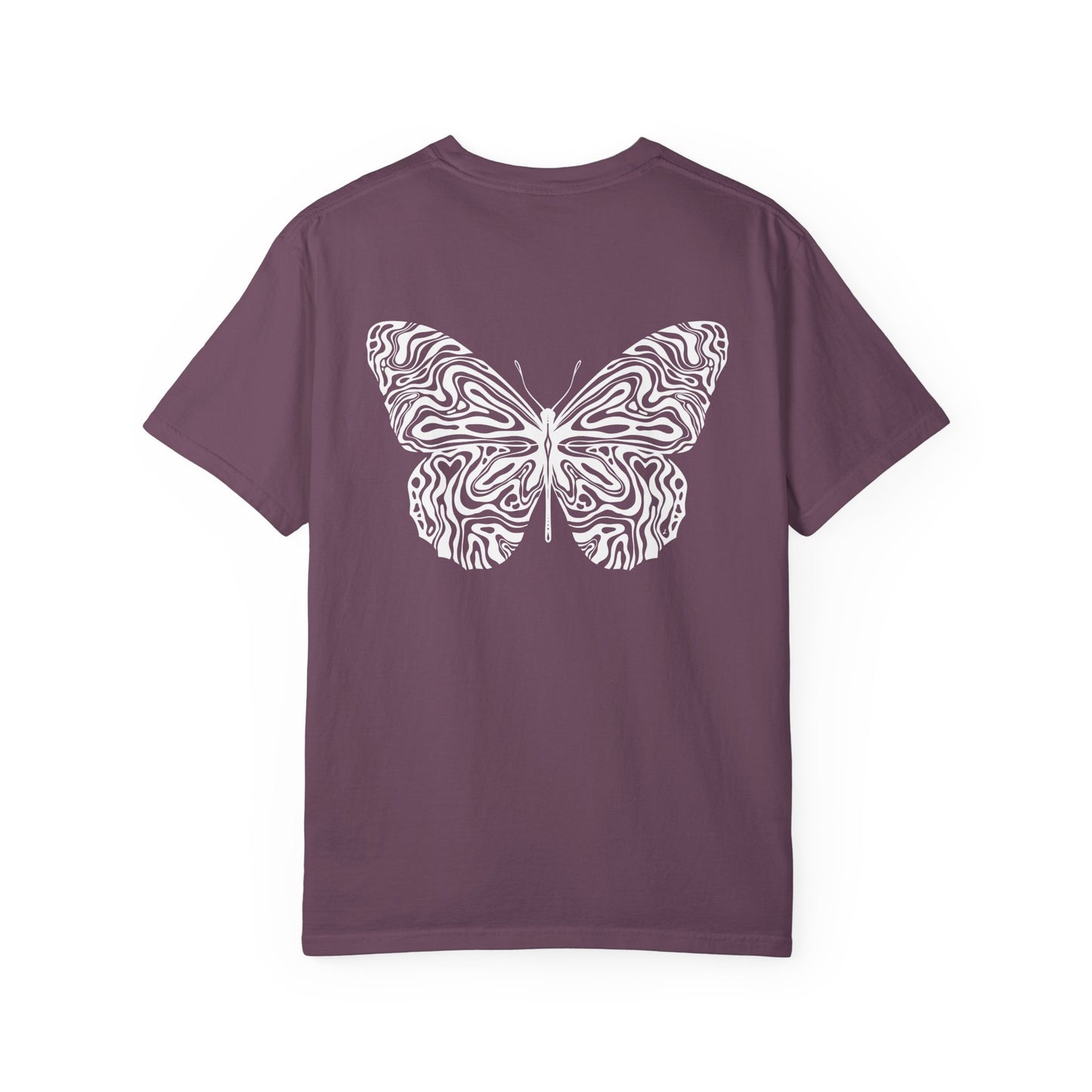 Butterfly Graphic Unisex T-Shirt, Nature Lover Gift, Casual Wear, Eco-Friendly Tee, Relaxed Fit, Comfort Colors