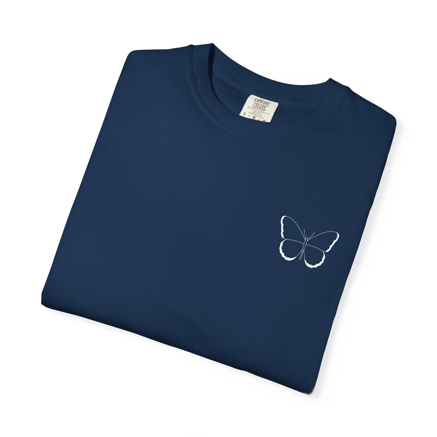 Butterfly Graphic Unisex T-Shirt, Nature Lover Gift, Casual Wear, Eco-Friendly Tee, Relaxed Fit, Comfort Colors