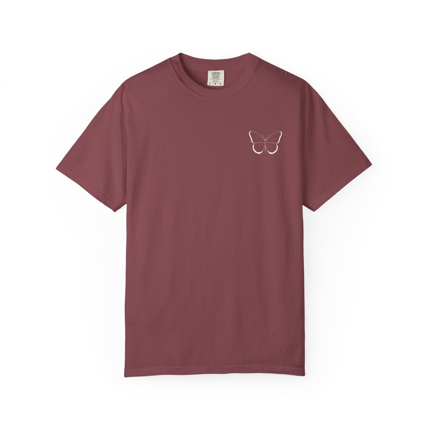 Butterfly Graphic Unisex T-Shirt, Nature Lover Gift, Casual Wear, Eco-Friendly Tee, Relaxed Fit, Comfort Colors