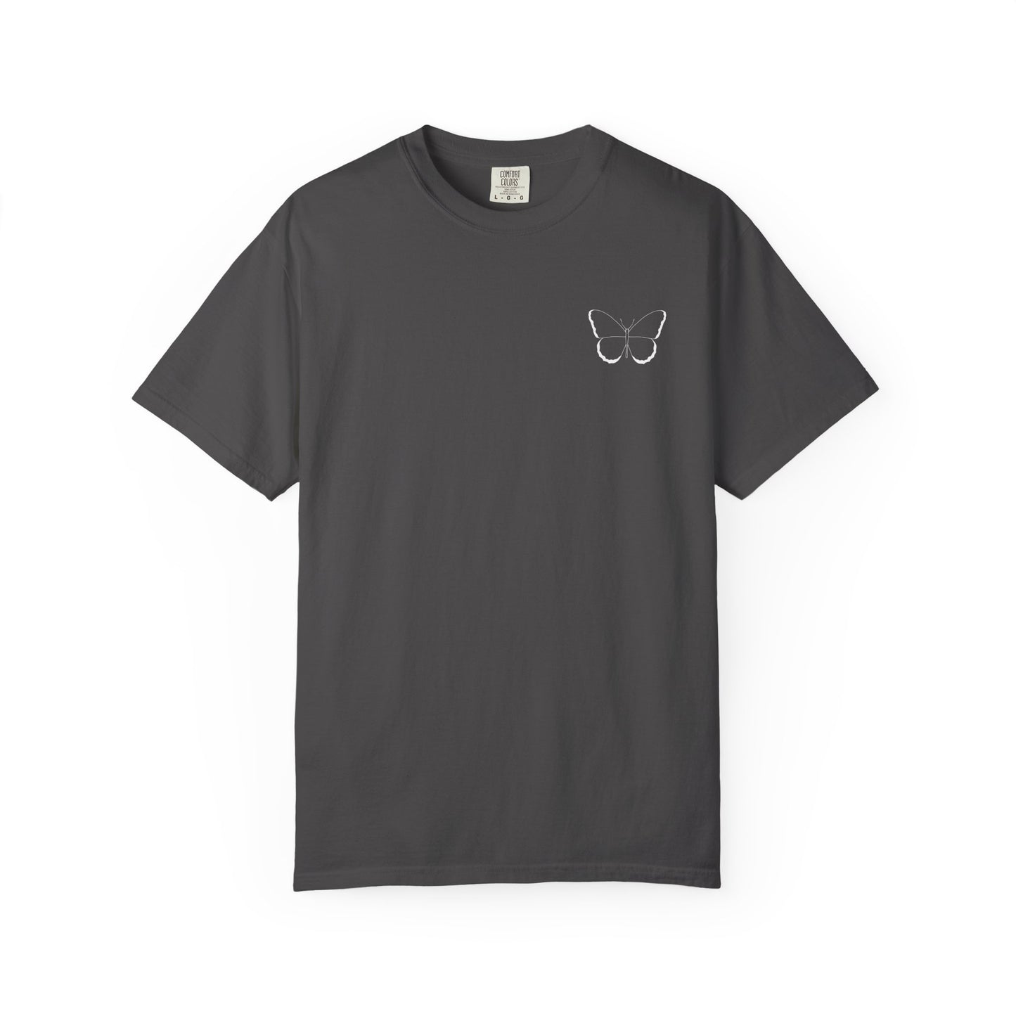 Butterfly Graphic Unisex T-Shirt, Nature Lover Gift, Casual Wear, Eco-Friendly Tee, Relaxed Fit, Comfort Colors