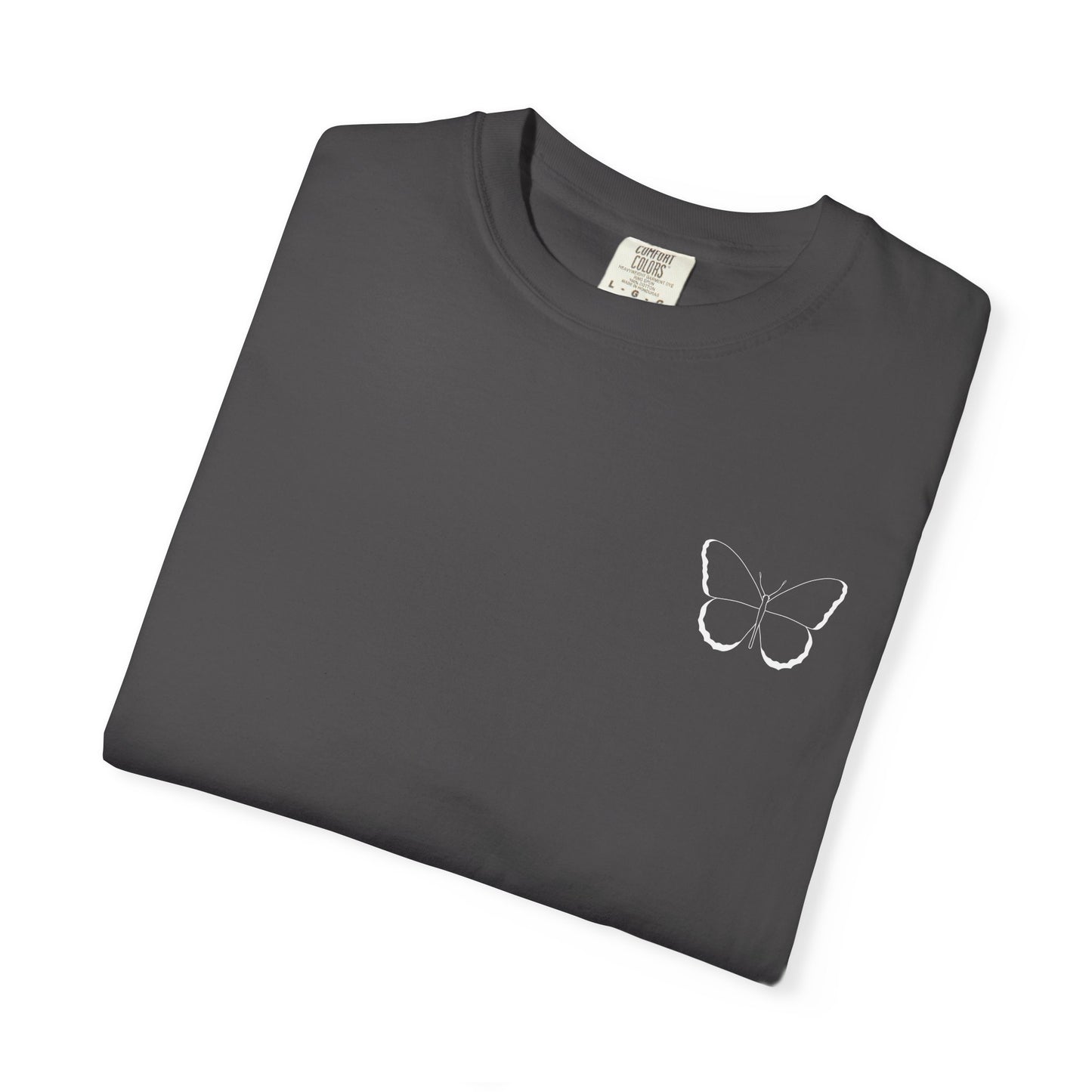 Butterfly Graphic Unisex T-Shirt, Nature Lover Gift, Casual Wear, Eco-Friendly Tee, Relaxed Fit, Comfort Colors